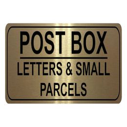 Personnalisé personnalisé boîte aux lettres lettres petits colis en aluminium signe Plaque Fitness porte mur plusieurs couleurs panneau signes 240130