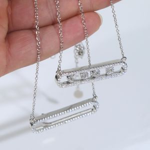 Personnalisé DIY 26 Lettre A-Z Peut Glisser Charme Pendentif Collier avec Corde Chaîne Hip Hop Femmes Hommes Pavé 5A Zircone Cubique BFF Anniversaire Cadeau De Mariage Bijoux