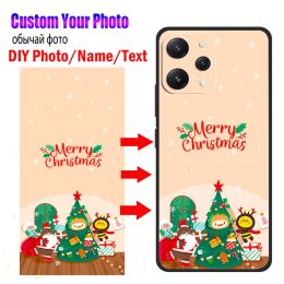 Aangepaste telefoonhoesjes voor Xiaomi Redmi 12 4G 13C 12C DIY Foto's Afbeelding Design Covers voor Redmi Note 12S 12 Pro Plus TPU Case