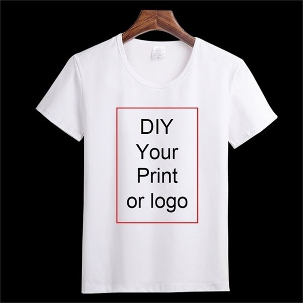 Impression personnalisée T Shirt Femmes Homme DIY P o Marque Top Tees T-shirt Hommes Garçons vêtements Casual Kid s Baby s Tshirt 220615