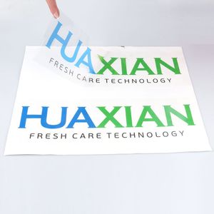 Impression personnalisée Logo transparent étiquette adhésive autocollant coloré clair étanche paquet autocollants auto-scellant extérieur PVC décalcomanie