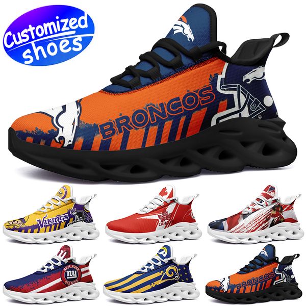 Zapatos personalizados, zapatos para correr, amantes de las estrellas máximas, zapatos de bricolaje, zapatos casuales retro, zapatos para hombres y mujeres, zapatillas de deporte para exteriores, Old Glory, negro, blanco, talla grande eur 35-50