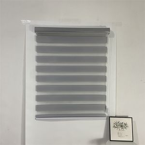 Aangepaste maten Window Joulds Day en Night Zebra Blinds Lichte filtering roltinten voor Windows 210722