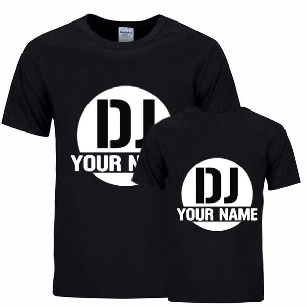 Camisetas personalizadas DJ nombre personalizado camiseta ocio harajuku camiseta DIY personalizado ps texto camisas camiseta personalizada personal 220609