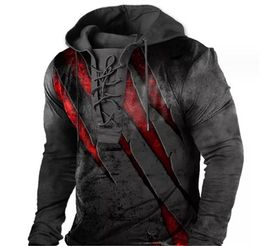 T-shirts personnalisés Polos 021 noir, impression à rayures, sweat à capuche pour hommes, impression numérique 3D, pull ample, manteau à manches longues