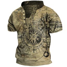 T-shirts personnalisés Polos 097 printemps et automne mode décontracté impression numérique T-shirt à manches courtes vêtements pour hommes