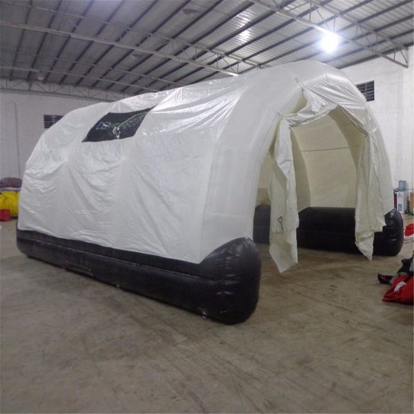 Tentes personnalisées Carport portable Car tente de voiture gonflable Garage maison 10mlx6mwx5mh (33x20x16,5ft) Booth de la salle de réparation de travail