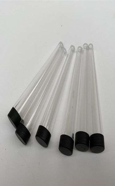 Tubes de bouteilles en plastique PREROLL West personnalisées avec bouchons bouteille d'emballage transparent pour tube pré-rouleau durci4774882