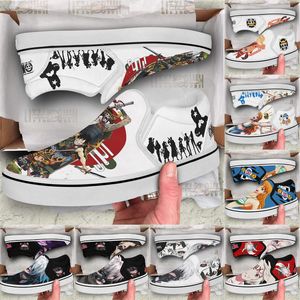 Customschoenen Anime Diy Designer Trainers Heren Dames Sneakers Aangepast Running Canvas Shoe Casual Board Shoes Jogging Runner US5.5-11 Gepersonaliseerd Custom