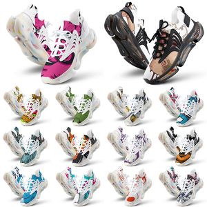 chaussures de douane hommes femmes chaussures de course DIY multis couleur noir blanc rouge rose verts violet mens personnalisé sports de plein air baskets entraîneur mode de jogging