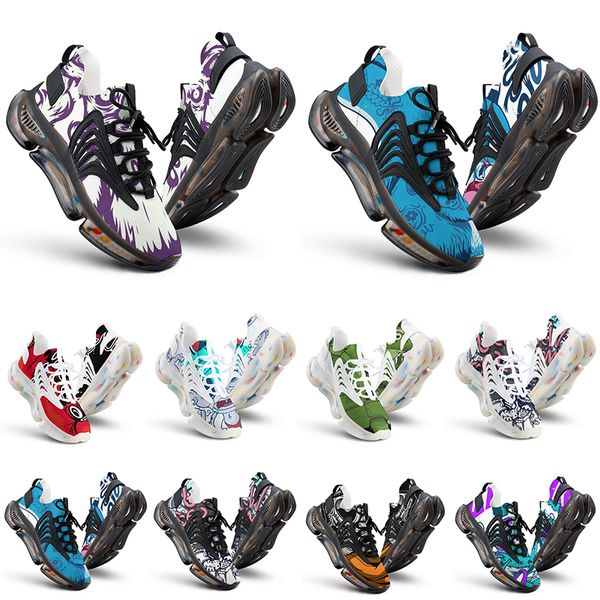 zapatos personalizados para hombre mujer running zapato DIY color66 negro blanco azul rojo naranjas para hombre personalizaciones al aire libre deportes zapatillas de deporte entrenador caminar trotar