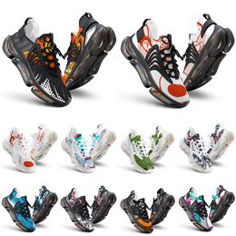 Chaussures de douane Hommes Femmes Runnings Chaussure DIY Multi Color15 Noir Blanc Bleu Rouge Orange Hommes Customs Sports de plein air Sneaker Entraîneur Marche Jogging