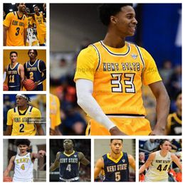 Customzied Chris Payton Jr. Kent State Golden Flashs Basketball Jersey Mens Women Youth Tous cousé Giovanni Santiago Magnus entenmann Mike Bekelja Hayes