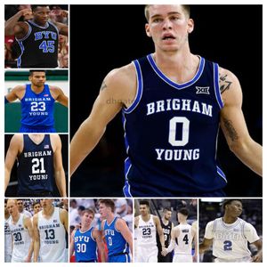 Customzied Dawson Baker BYU Cougars Basketball Jerseys Mens Women Youth Youth Tanner Tanner Hayhurst Jared McGregor Richie Saunders Fousseyni Traore Tripple