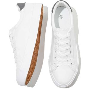 Corte de tenis blanco de moda FRACORA Sports PU cuero zapatos casuales de cuero 460 b