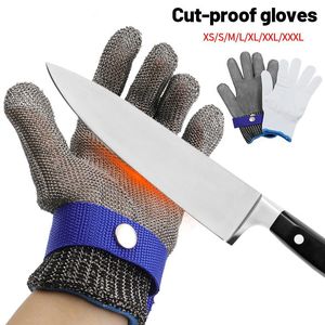 Outils de cuisine à gants résistants coupés gants en métal en mesh en acier inoxydable pour la cuisine boucher viande coupe huister huister basse de mandoline