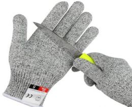 Gants résistants aux coupures Protection de sécurité Ustensiles de cuisson Kiteflying Gant de coupe pour trancher la cuisine Viande Oyster Décortiquer Hommes et femmes W5148307