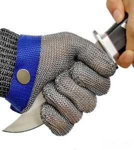 Coupés résistantes au glovestaine en acier en acier en métal en métal boucher de sécurité de sécurité gant pour la coupe de viande pêche grande 273r8297293