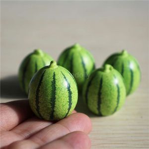 Schattige 1: 6 Schaal Miniature Dollhouse Watermelon Grape Mini Fruit Food voor Blyth BJD Doll Accessories Toy Toy