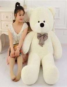 Schattige 120 cm teddybeer knuffel Mooie gigantische beren Enorme gevulde zachte dierenpoppen Kinderspeelgoed Verjaardagscadeau voor vrouwen Lovers7241840