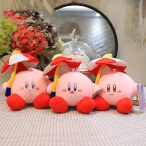 Lindo paraguas solar de 8 pulgadas Kabi 20cm Plush Plush Toy Star Sanei Kirby