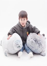 Niedliche 80 cm superweiche Seehund-Robben-Puppe, Plüschtier, Daunen-Baumwoll-Kissen, Ornament, Weihnachten, Kind, Mädchen, Geburtstagsgeschenk, Dekoration. 7754671