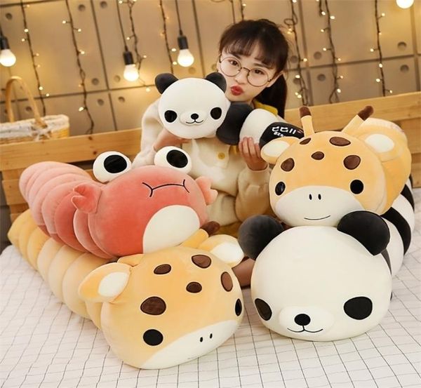 Lindo un largo insecto Peluche Transformar Panda Plush Juguete Juguete Almohada Animales de peluche Peluches Grandes Decoración del hogar Regalo 2013412985