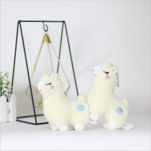 Bonitos juguetes de peluche de Alpaca, ovejas para niños, juguetes suaves encantadores para niños, regalo de temporada para bebés, 12cm