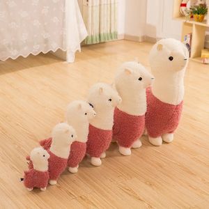 Leuke Alpaca Zachte Knuffels 28 cm Lama Arpakasso Knuffeldier sierkussen Kawaii Leuke voor Kinderen kerstcadeau 6 kleuren