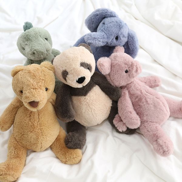 Petite poupée animale mignonne et potelée, dinosaure, peluche douce, panda apaisant, jouet pour garçon et fille, petit cochon, petit cadeau