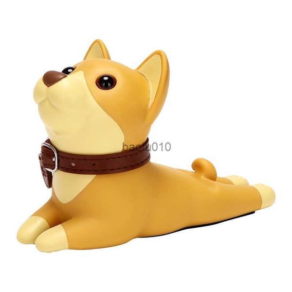 Mignon Animal chien support de téléphone portable pour bureau Angle réglable support de téléphone de bureau cadeau chiot accessoires de bureau L230619