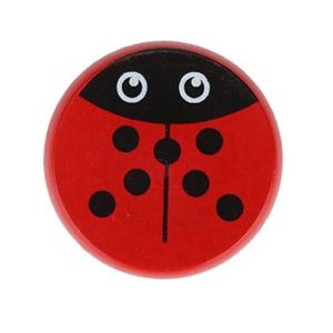 Schattige dierenafdrukken Ladybug Toys Kids Yo-Yo Ball Creative Yo Yo Toys Child's Favorite Wooden YoYo Toys Childhood Toy