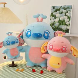 Bonito bebê agarrando máquina de brinquedo de pelúcia sofá dos desenhos animados travesseiros bonecas de pelúcia kawaii crianças presente de aniversário decoração