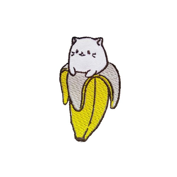 Mignon banane brodé fer sur patchs notions de couture Animal Badge pour enfants vêtements sacs chemises bricolage Patch personnalisé