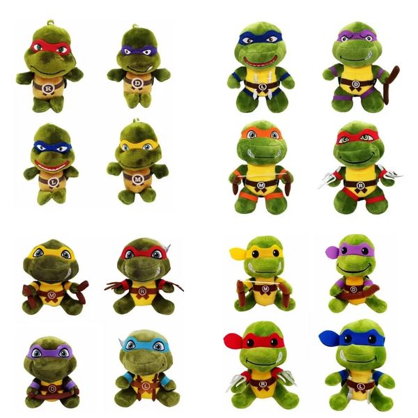 Bonitos juguetes de peluche de tortuga de batalla, juegos para niños, compañeros de juego, regalos de cumpleaños, decoración de habitación