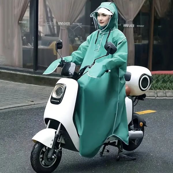 Manteau imperméable imperméable à motif d'ours mignon pour moto et vélo, Poncho de vêtements de pluie, manteau de pluie Portable pour véhicule électrique à la mode