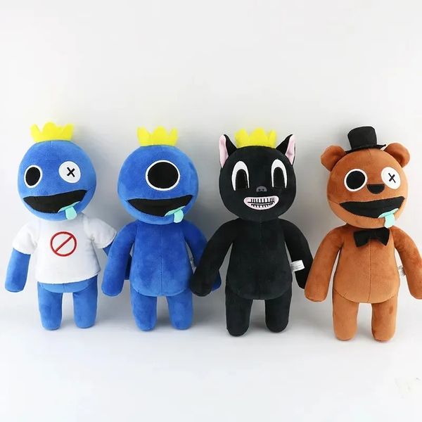 Bonitos juguetes de peluche de gato negro, juegos para niños, compañeros de juego, regalo de vacaciones, decoración de habitación, máquina de garra, premios, regalos de cumpleaños para chico