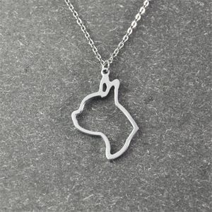 Schattige Boston Terrier ketting Bull Dog Pendant Dierlijke ketting PUP PUG PUPPY HOOFT Kettingen voor Pet Memorial Gifts