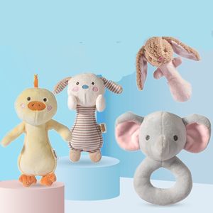 Cute Bunny Baby Toys Newborn Rattle Mobile Juguetes educativos para niños Niñas Soft Plush Toy con Musical Infant Toddler Bed Toys 1109 X2