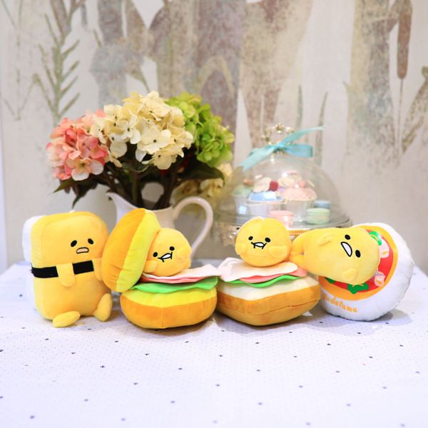 Mignon hamburger yolk king roi 20cm de poupée poupée poupée en peluche festival toy cadeau anniversaire couple cadeau de jour pour enfants