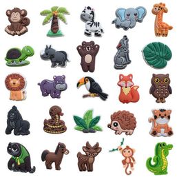 Leuke cartoon dierentuin Charms Accessoires PVC Hole Beach Croc Charms Party Kids cadeau