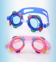 Mignon Dessin Animé Enfants Lunettes Anti-Brouillard Pour Enfants Garçons Filles Lunettes De Natation Sports Nautiques Bébé Lunettes Silicone Miroir Anneau 6bj Y2401097