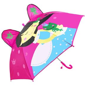 Mignon de dessin animé Enfants Umbrella Animation créative à long manche 3D Modèle d'oreille pour enfants Umbrella pour garçons