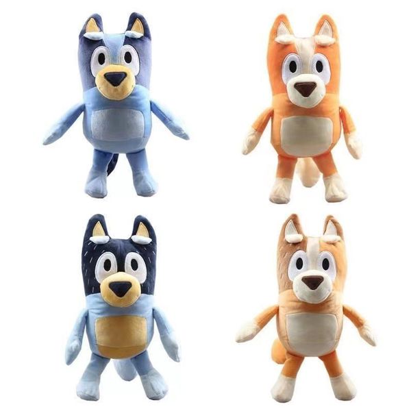 Jouet en peluche de famille de chien de dessin animé mignon, Animal en peluche doux de 11 pouces, poupée de noël, cadeau de vacances pour enfants