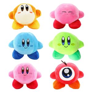 Leuke Cartoon Spel Speelgoed Knuffel Kirby Blauw Roze Oranje Groen 6 Stijlen Kirby Knuffels Poppen 15CM