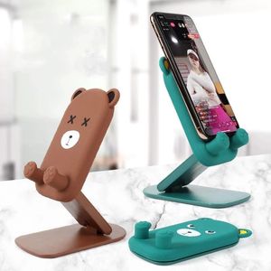 Cute Cartoon Holder Foldable Portable Cell Phone Stand Tablet Support Desktop Handset Mounting for Mobile Phone iPad iphone