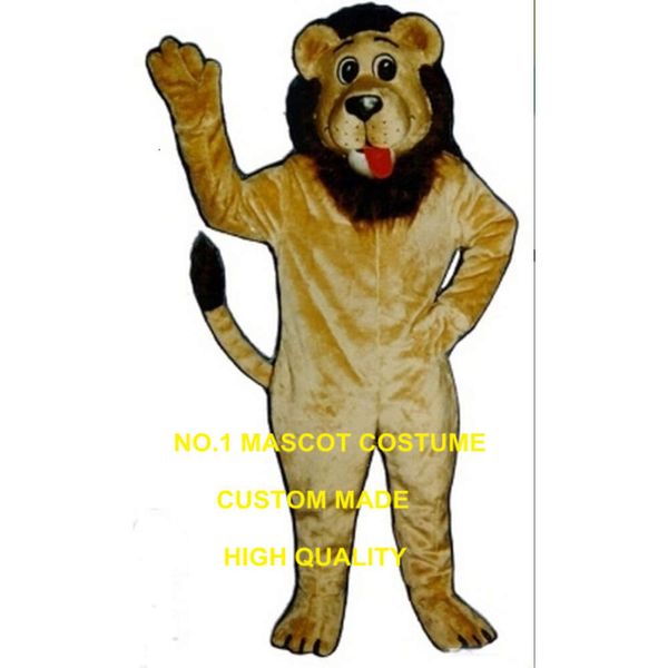 Costume de mascotte de lion mignon Cartoon Costume chaude en gros de Lion Adult King Costumes d'anime carnaval Kits déguisés en fantaisie 2681 Costumes de mascotte