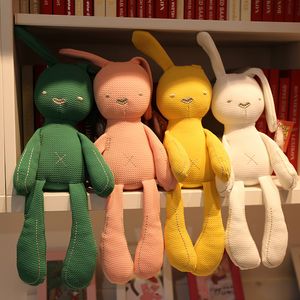 Leuke cartoon pacificerende konijnenpop, pasgeboren pacificerende pop, schattig en schattig knuffelkonijnfabrikant groothandel
