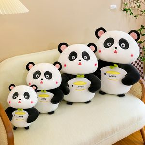 Poupée panda de dessin animé mignon, jouet en peluche, poupées panda