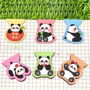 Marque-page magnétique Panda de dessin animé mignon, papeterie d'apprentissage magnétique créative pour livres, fournitures scolaires Kawaii